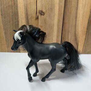Dreamworks Spirit Riding Free Horse Black With Black, White & Blue Hair